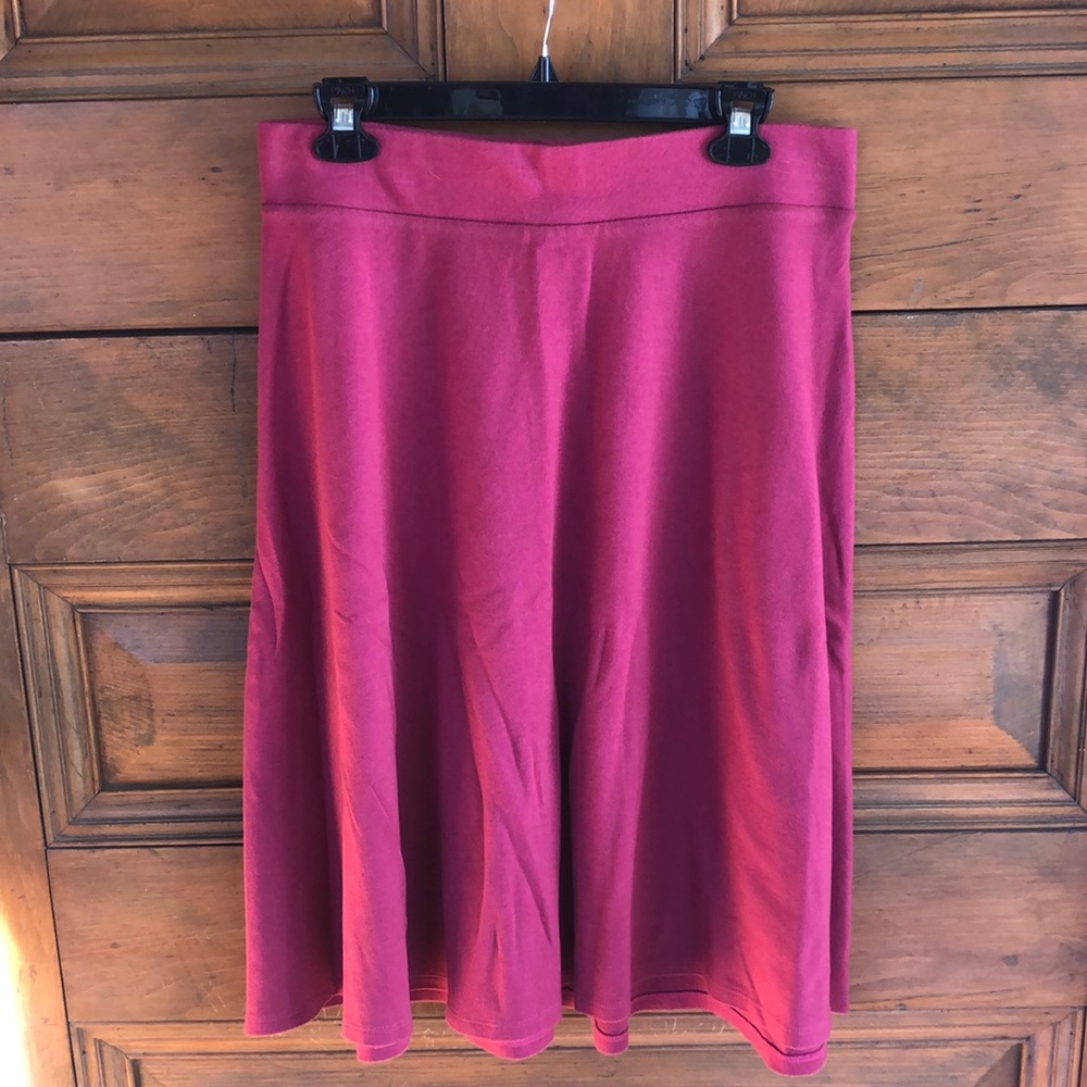 Lands End A-Line Knit Skirt, M